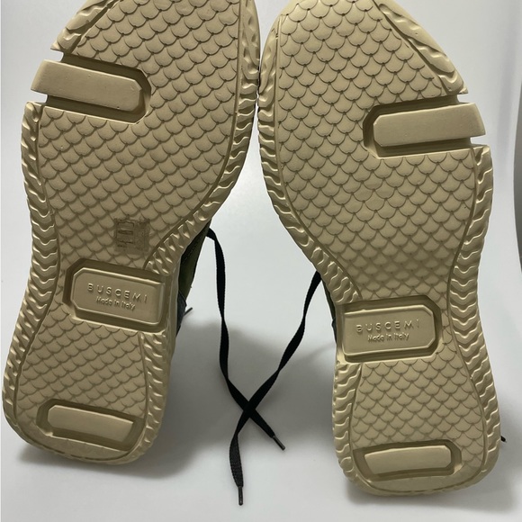 Buscemi Veloce Sneakers Black Military Green EU 46/US 13 - Picture 6 of 8